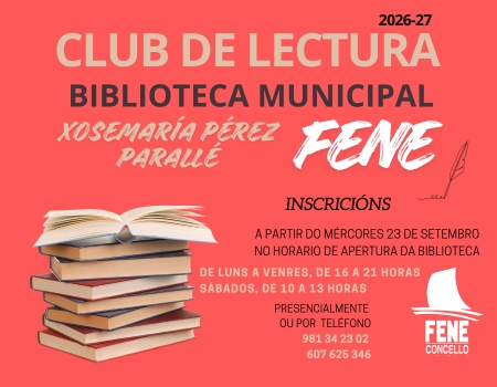 Club de Lectura da Biblioteca Municipal de Fene