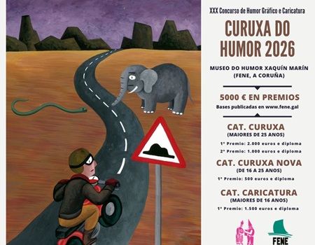 XXX Concurso de humor gráfico e caricatura Premios Curuxa