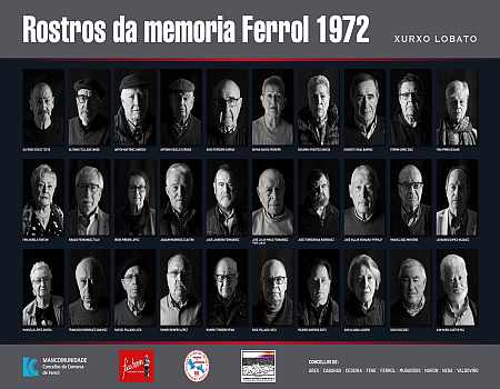 Inauguración Rostros da Memoria. Ferrol 1972