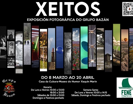 Exposición "Xeitos", da sección de fotografía do Grupo Bazán