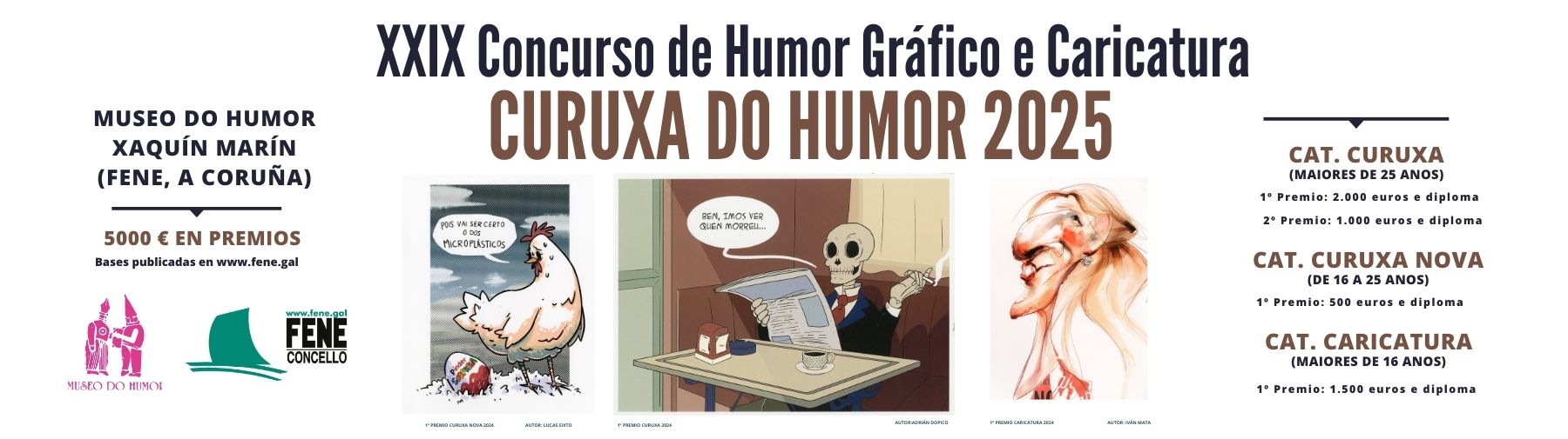 XXIX Concurso de humor gráfico e caricatura Curuxa do Humor