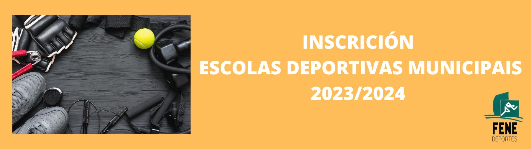 Inscrición escolas deportivas municipais 2023/2024