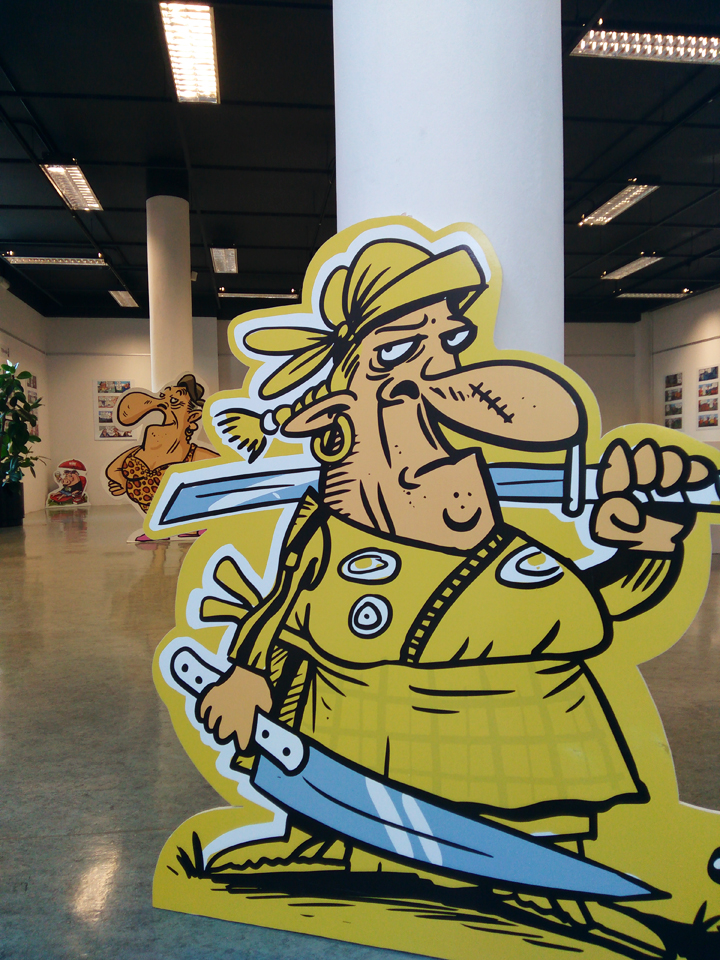O Museo do Humor recibe do humorista gráfico Luis Davila catro obras orixinais