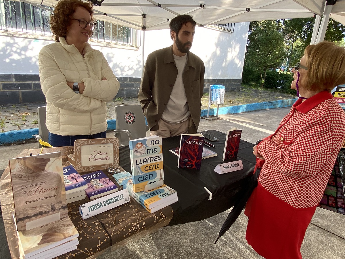 Teresa Cameselle e Pedro J. Rañales na I Xornada Literaria no Pote